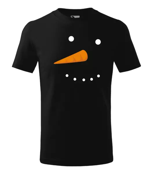 Detské vianočné tričko Snehuliak