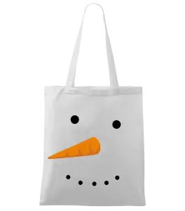 Látková taška Snehuliak