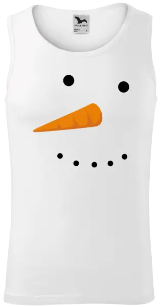 Pánske vianočné tielko Snehuliak