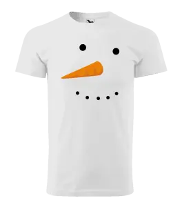 Pánske vianočné tričko Snehuliak