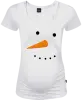 Vianočné tehotenské tričko Snehuliak