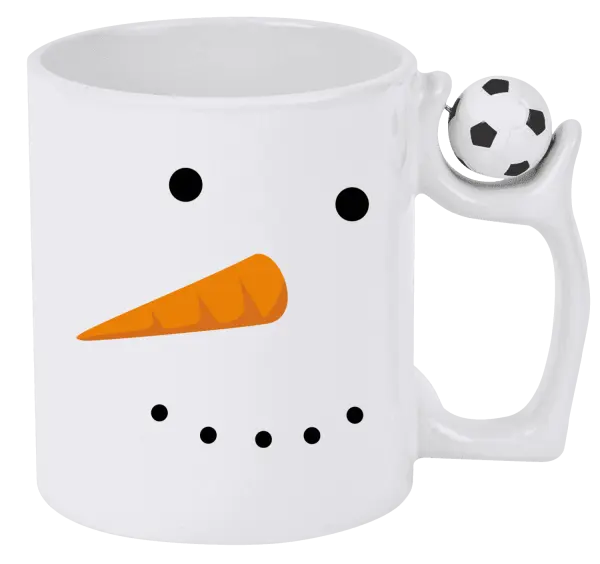 Vianočný hrnček Snehuliak