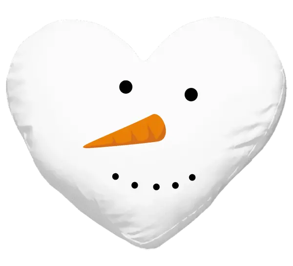 Vianočný vankúš Snehuliak