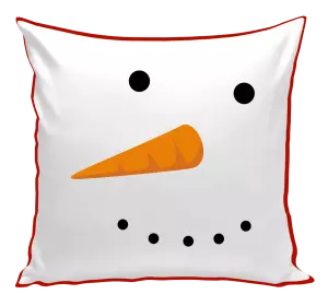 Vianočný vankúš Snehuliak
