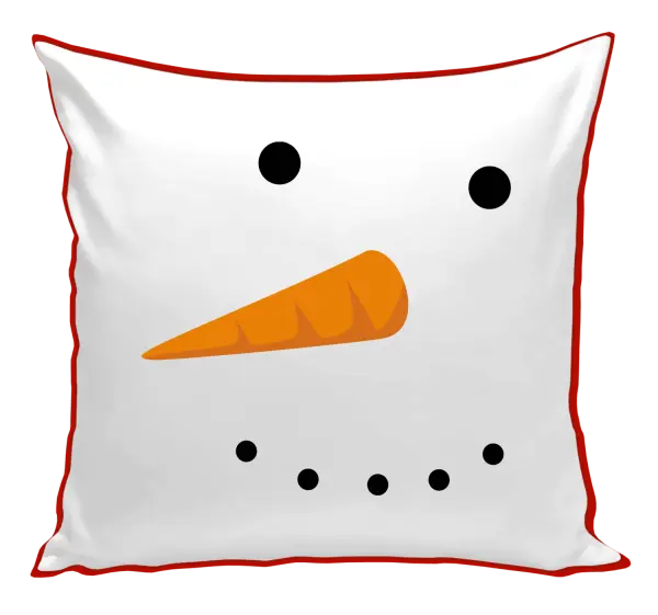 Vianočný vankúš Snehuliak