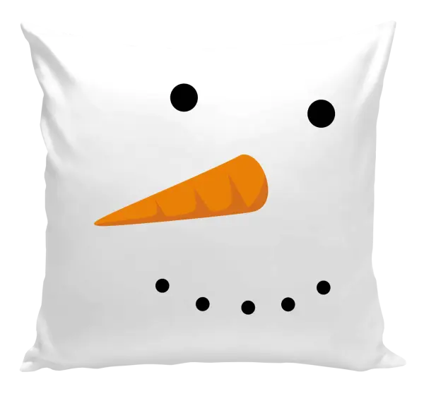 Vianočný vankúš Snehuliak