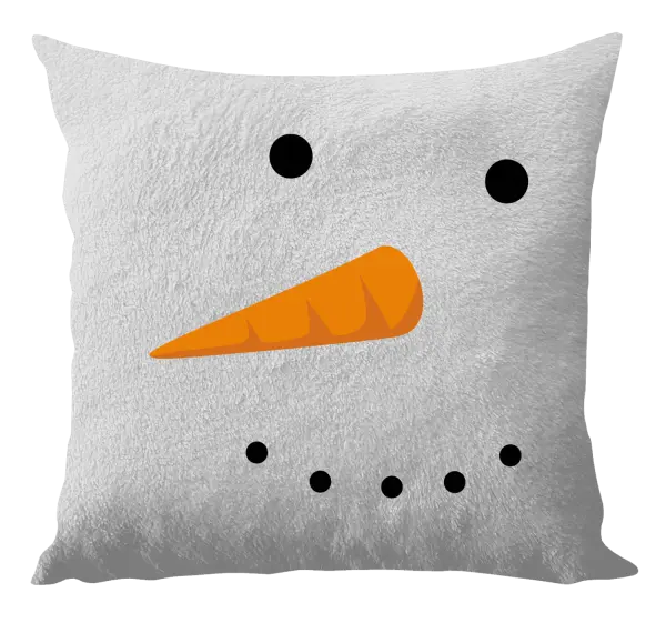 Vianočný vankúš Snehuliak