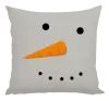Vianočný vankúš Snehuliak