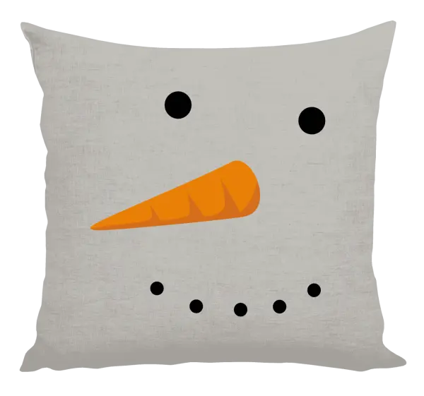 Vianočný vankúš Snehuliak