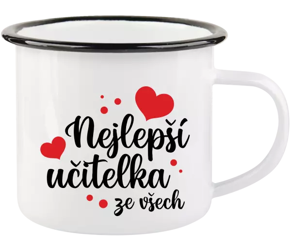 Plecháček Nejlepší učitelka ze všech - srdíčka