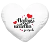 Polštář Nejlepší učitelka ze všech - srdíčka