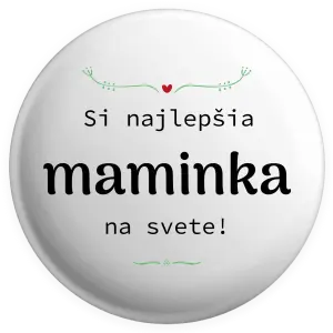 Placka Jsi nejlepší maminka na světě - kopie
