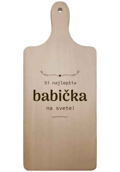 Doštička Jsi nejlepší babička na světě - kopie