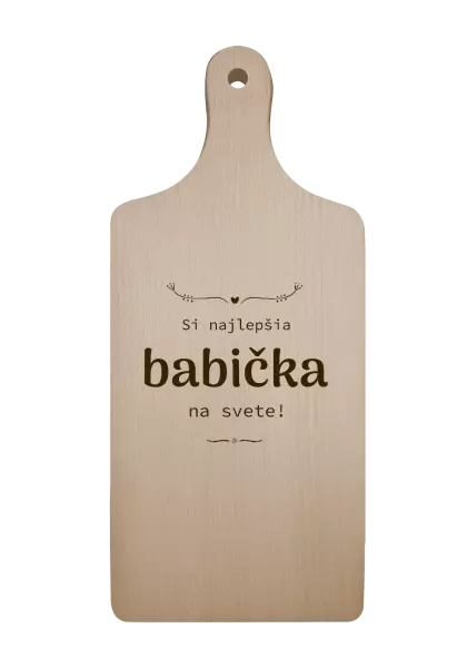 Doštička Jsi nejlepší babička na světě - kopie