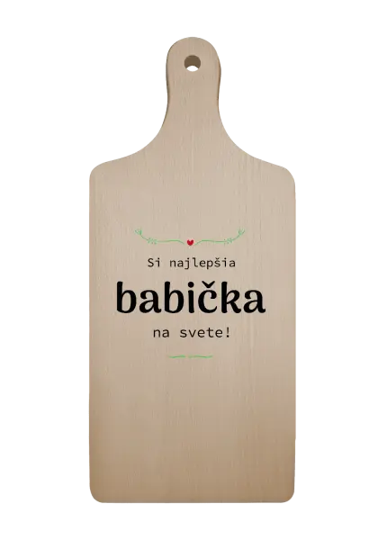 Doštička Jsi nejlepší babička na světě - kopie