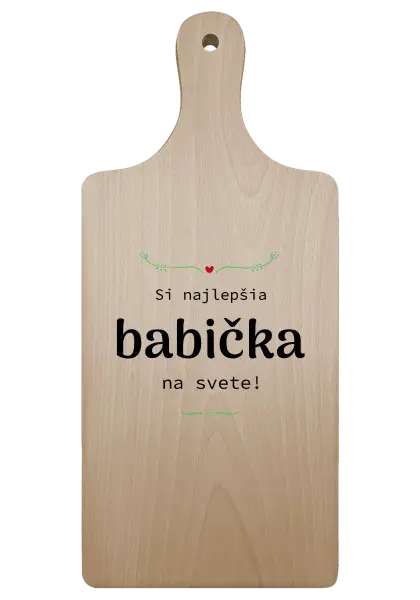 Doštička Jsi nejlepší babička na světě - kopie