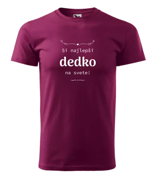 Pánske tričko Jsi nejlepší dědeček na světě - kopie