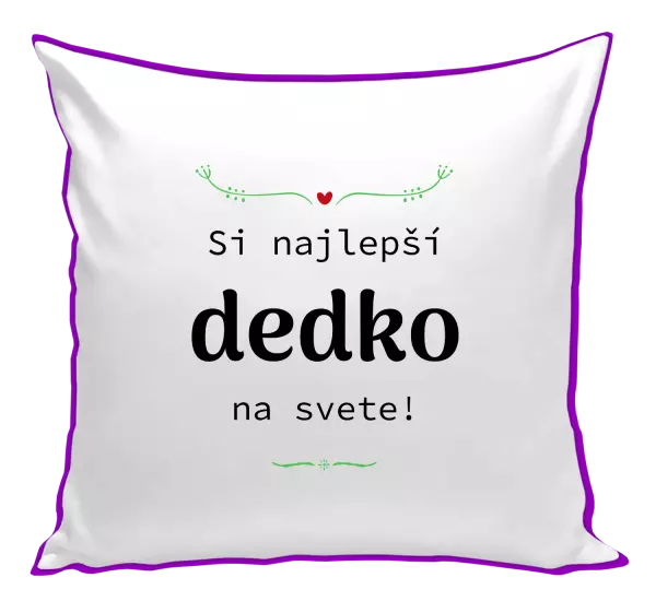 Vankúš Jsi nejlepší dědeček na světě - kopie