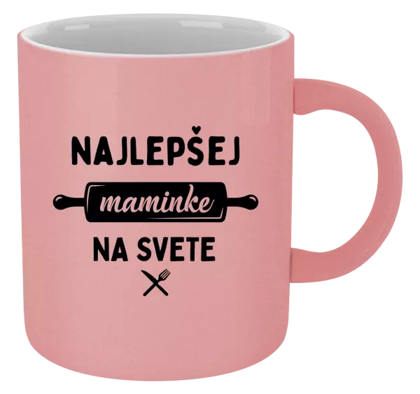 Hrnček metalický Nejlepší mamince na světě - váleček - kopie