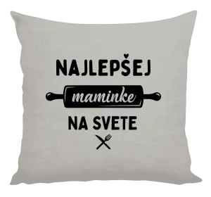 Vankúš Nejlepší mamince na světě - váleček - kopie