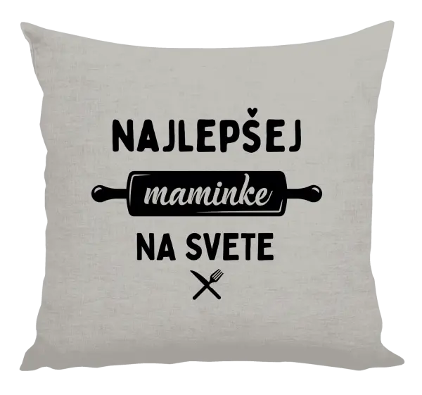 Vankúš Nejlepší mamince na světě - váleček - kopie