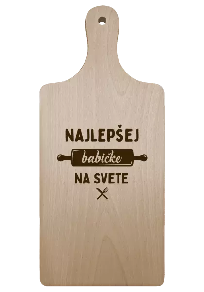 Doštička Nejlepší babičce na světě - váleček - kopie