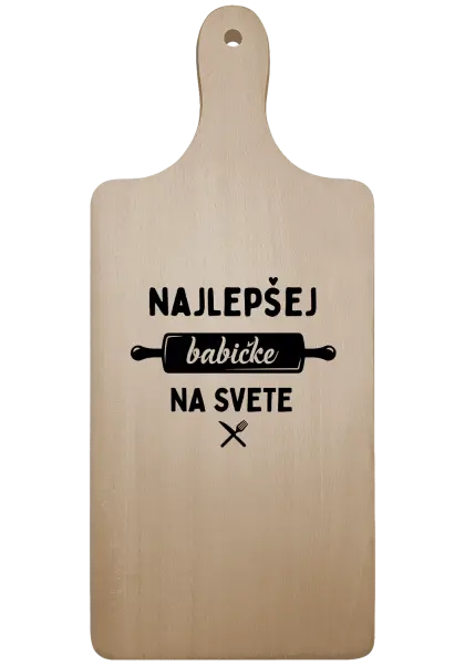 Doštička Nejlepší babičce na světě - váleček - kopie