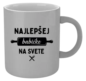 Hrnček metalický Nejlepší babičce na světě - váleček - kopie