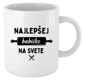 Hrnček Nejlepší babičce na světě - váleček - kopie