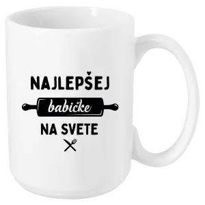 Hrnček Nejlepší babičce na světě - váleček - kopie