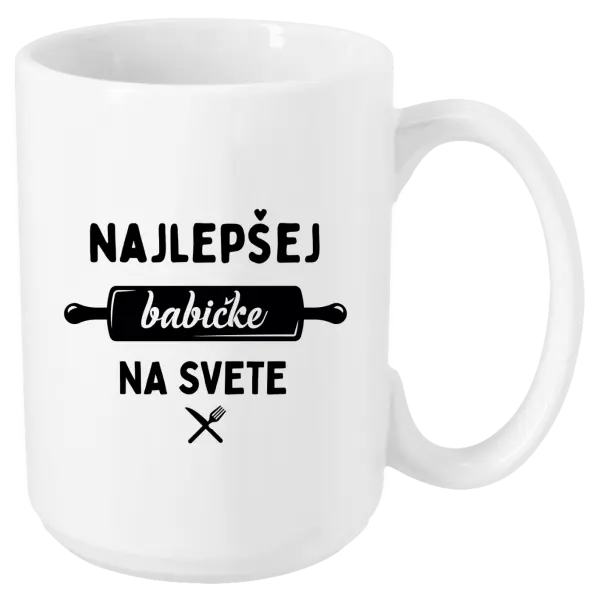 Hrnček Nejlepší babičce na světě - váleček - kopie