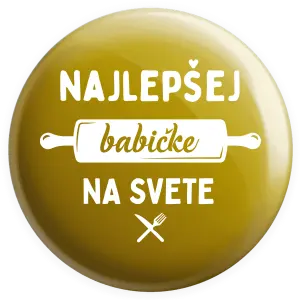 Placka Nejlepší babičce na světě - váleček - kopie