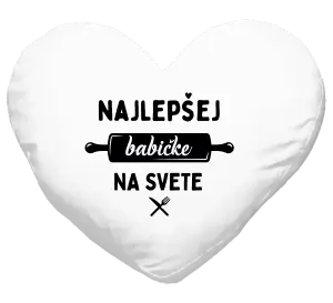 Vankúš Nejlepší babičce na světě - váleček - kopie