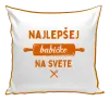 Vankúš Nejlepší babičce na světě - váleček - kopie