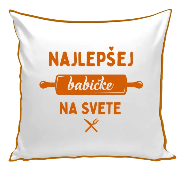 Vankúš Nejlepší babičce na světě - váleček - kopie