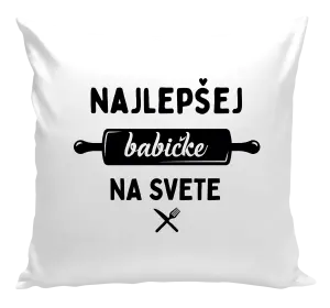 Vankúš Nejlepší babičce na světě - váleček - kopie