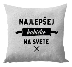 Vankúš Nejlepší babičce na světě - váleček - kopie