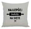Vankúš Nejlepší babičce na světě - váleček - kopie