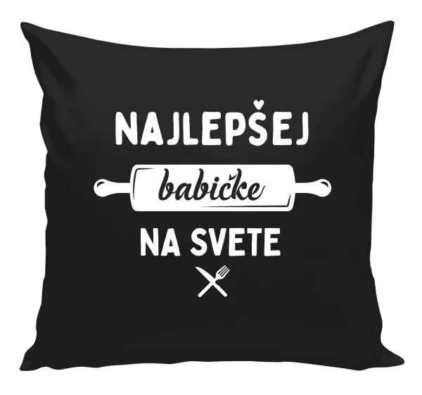 Vankúš Nejlepší babičce na světě - váleček - kopie