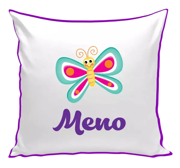 Vankúš Motýlek se jménem - kopie