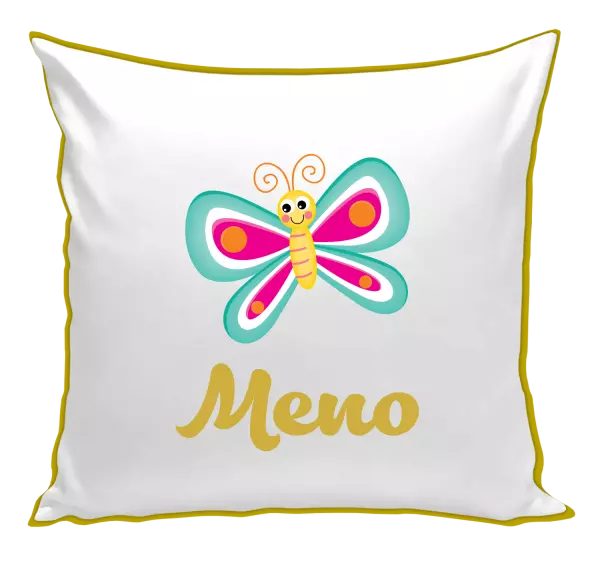 Vankúš Motýlek se jménem - kopie