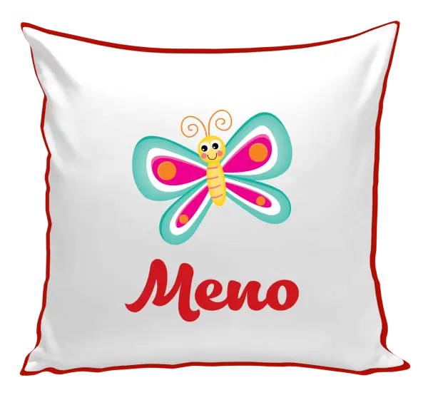 Vankúš Motýlek se jménem - kopie