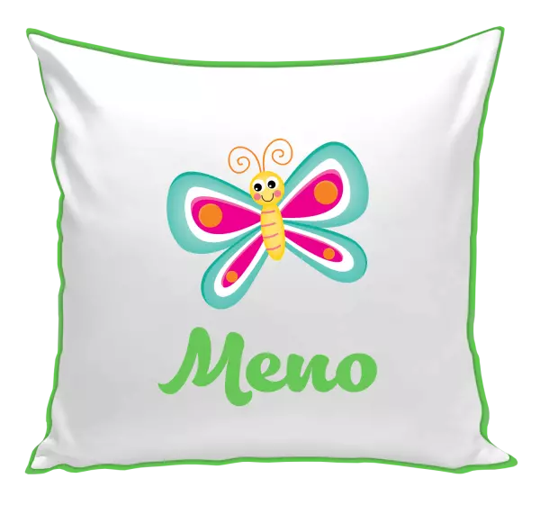 Vankúš Motýlek se jménem - kopie