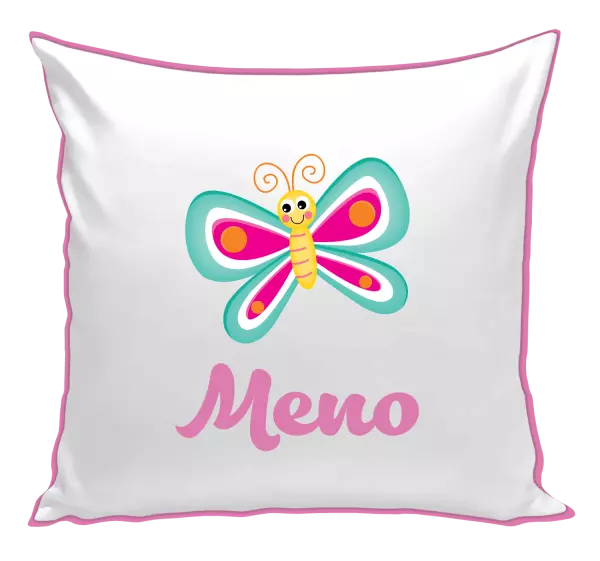 Vankúš Motýlek se jménem - kopie