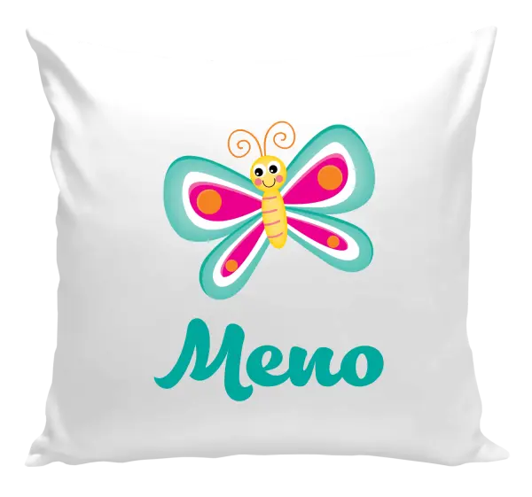 Vankúš Motýlek se jménem - kopie