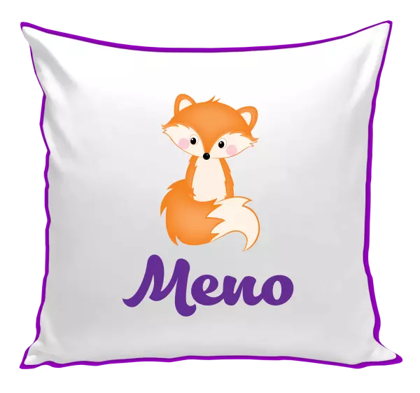 Vankúš Lištička se jménem - kopie