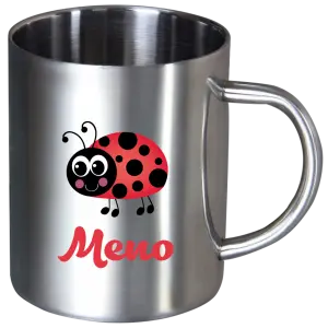 Nerezový hrnček Beruška se jménem - kopie