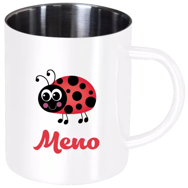 Nerezový hrnček Beruška se jménem - kopie