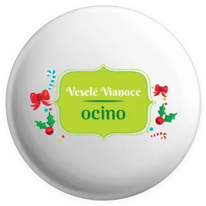 Placka Veselé Vánoce, tatínku - kopie