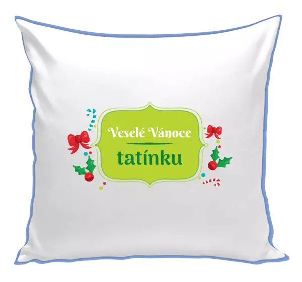 Vianočný vankúš Veselé Vánoce, tatínku - kopie